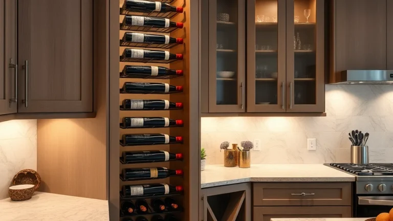 11 Creative Ways to Use Built In Wine Racks For Kitchen Cabinets - Home Idea