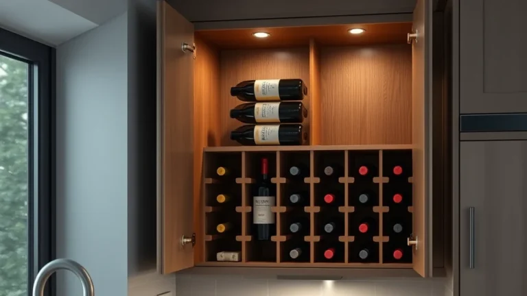 12 Kitchen Cabinet Wine Rack Styles for Modern Cabinets - Home Idea