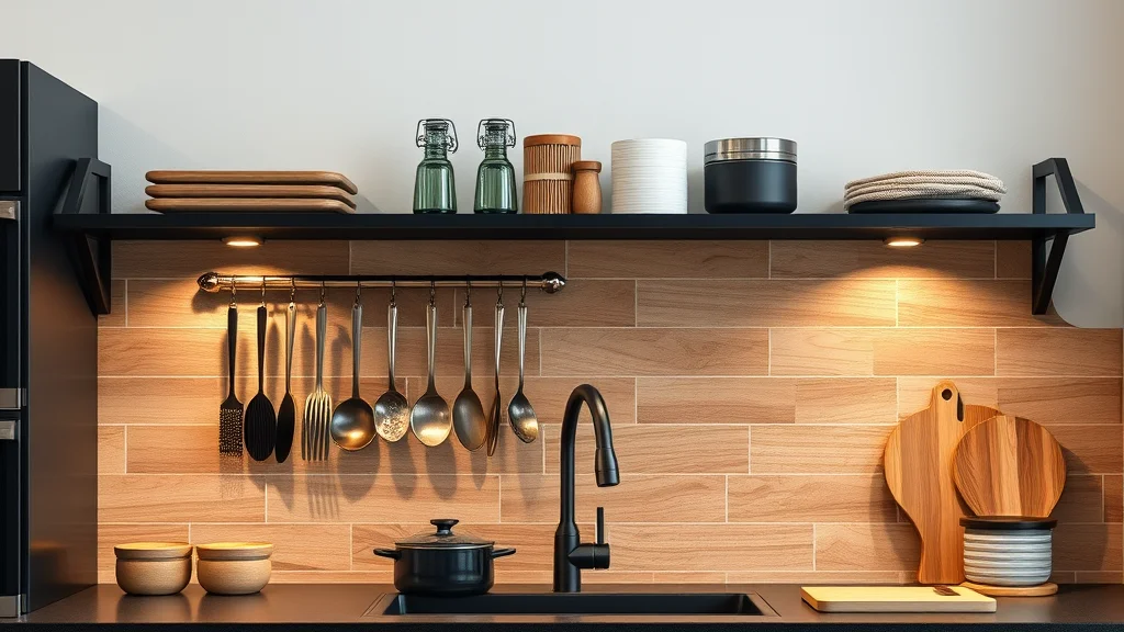15 Creative Ways to Use Black Kitchen Rack - Home Idea