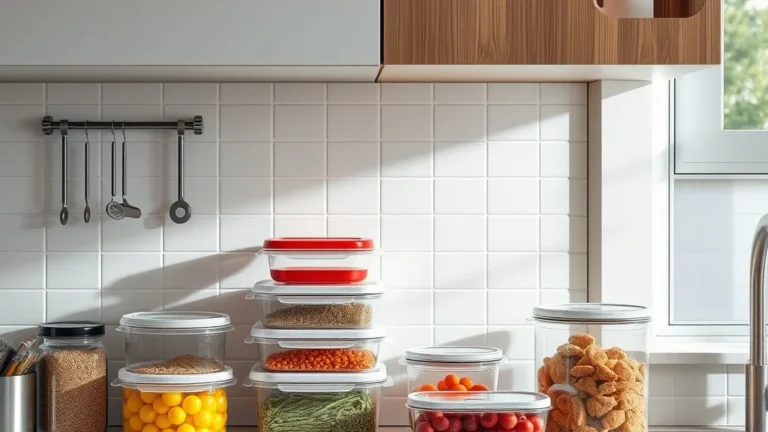 3 Steps to dry Meal Prep Boxes with Food Container and Lid Storage in a Countertop - Home Idea