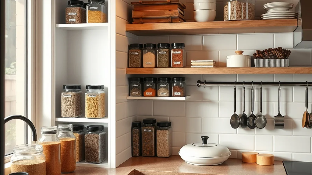 7 Steps to refill Tea Tins with Spice and Seasoning Storage in a Baking Station - Home Idea