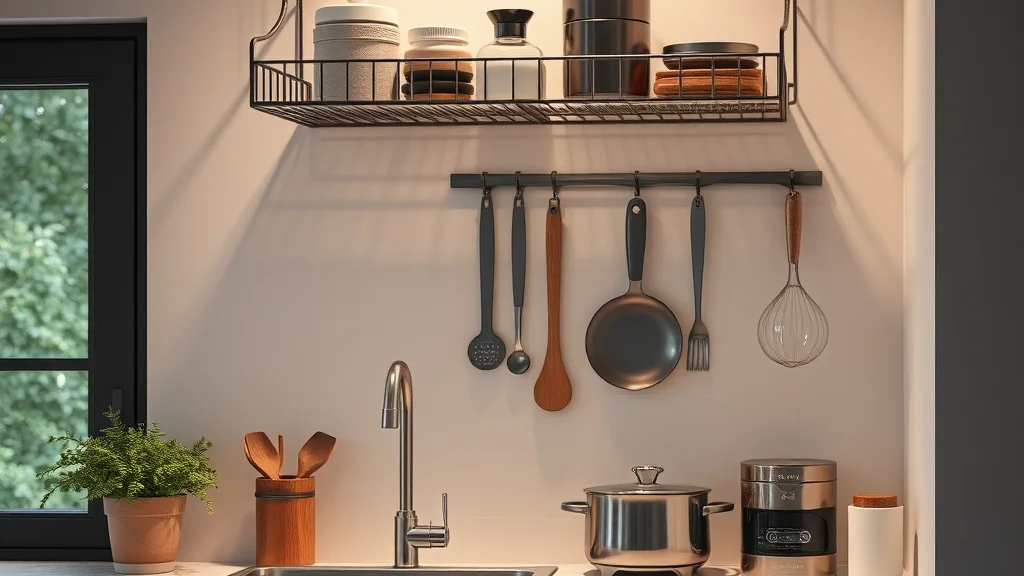 9 Small Kitchen Rack Styles for Modern Kitchen - Home Idea