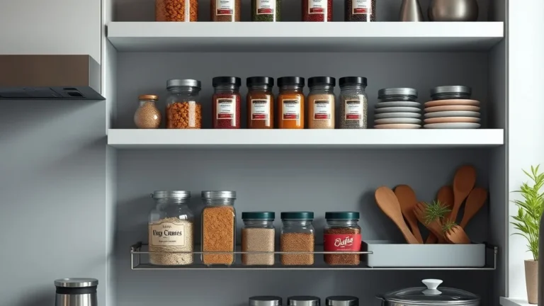 9 Steps to create tiers Spices with Shelf Risers and Tiered Storage in a Countertop - Home Idea