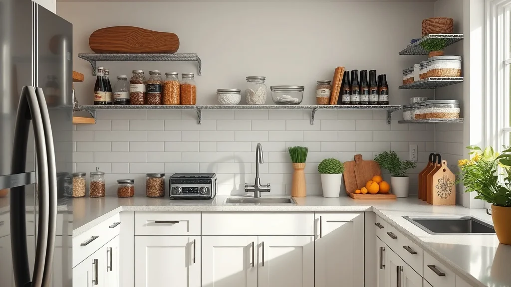 A 7 Minute Small Kitchen Pantry Solutions Reset for Your Shared Kitchen - Home Idea