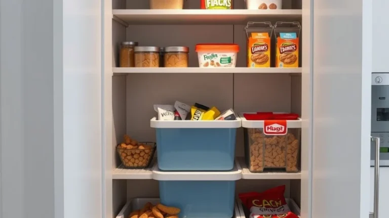 A 7 Minute Stackable Pantry Bins Reset for Your Cabinet - Home Idea