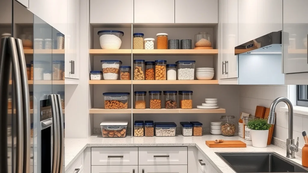A Beginner Friendly Way to reduce clutter Containers in a Studio Kitchen - Home Idea