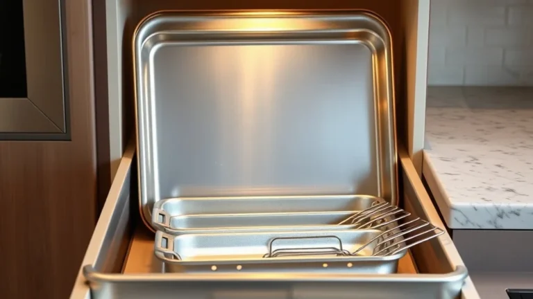 A Low Mess Way to save space Pans in a Drawer - Home Idea