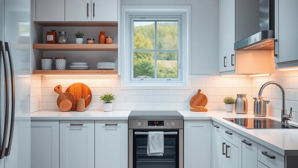 A Practical Small Kitchen Pantry Solutions System for Tiered Risers in a Studio Kitchen - Home Idea