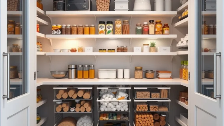 A Practical Stackable Pantry Organizers System for Snacks in a Kitchen Pantry - Home Idea