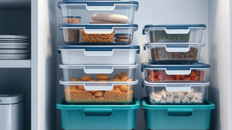 A Simple Way to group Food Containers in a Countertop - Home Idea