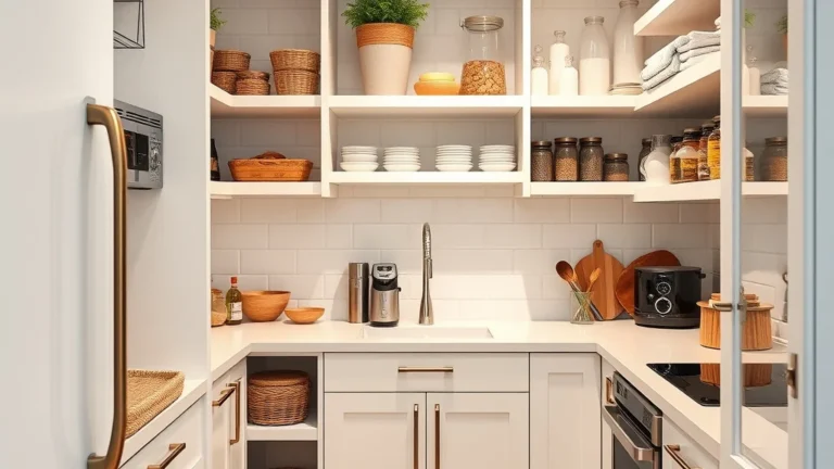 A Space Saving Way to simplify Tiered Risers in a Small Apartment Pantry - Home Idea