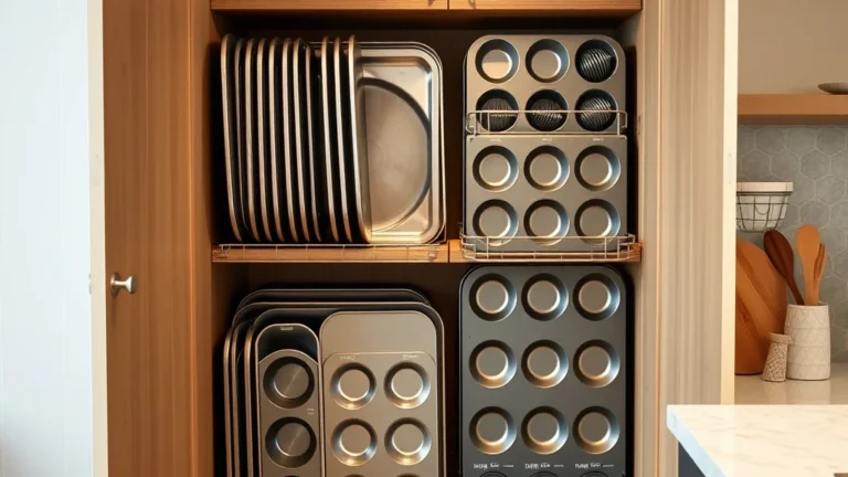 Baking Sheet and Pan Storage Guide for Island Cabinet: Organize Muffin Tins Without Stress - Home Idea