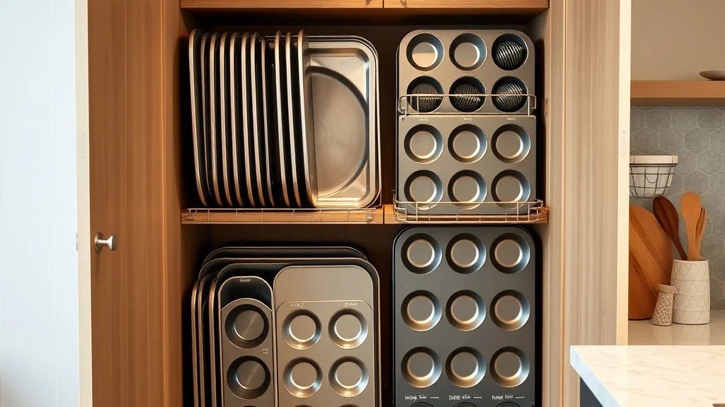 Baking Sheet and Pan Storage Guide for Island Cabinet: Organize Muffin Tins Without Stress - Home Idea
