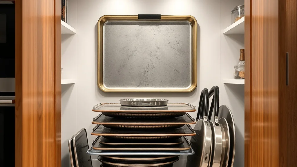 Baking Sheet and Pan Storage for Lower Cabinet For Busy Families: What to Do First - Home Idea