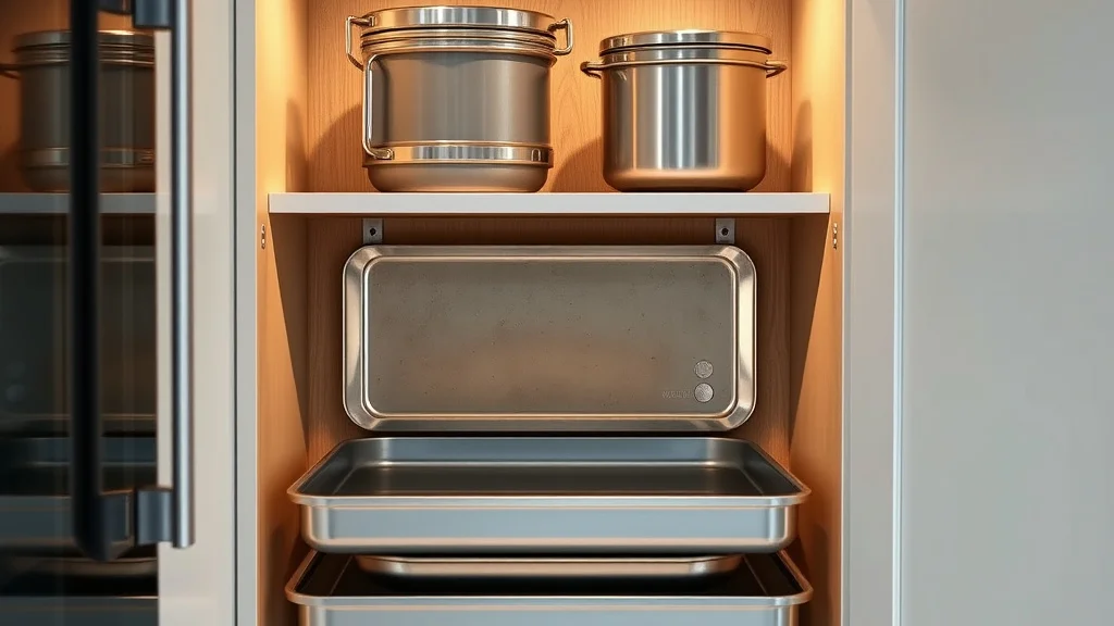 Baking Sheet and Pan Storage for Lower Cabinet For Small Kitchens: What to Do First - Home Idea