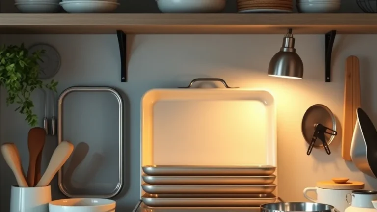 Baking Sheet and Pan Storage for Baking Station For Busy Families: What to Do First - Home Idea