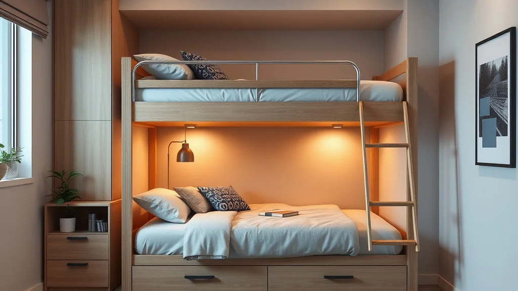 Bunk Bed with Under Storage: Ideas for a Tidy Bedroom - Home Idea