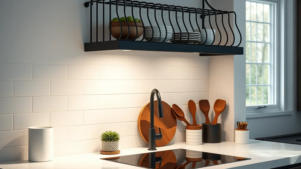 Countertop Kitchen Rack Ideas for a Tidy Countertops - Home Idea