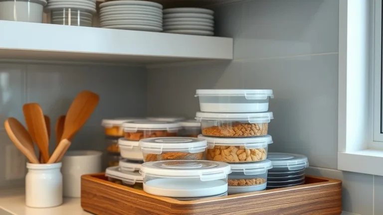 Food Container and Lid Storage Rules That Help You Improve Visibility in a Countertop - Home Idea