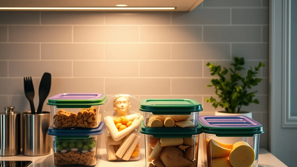 Food Container and Lid Storage for Countertop: 9 Easy Wins for Zip Bags - Home Idea