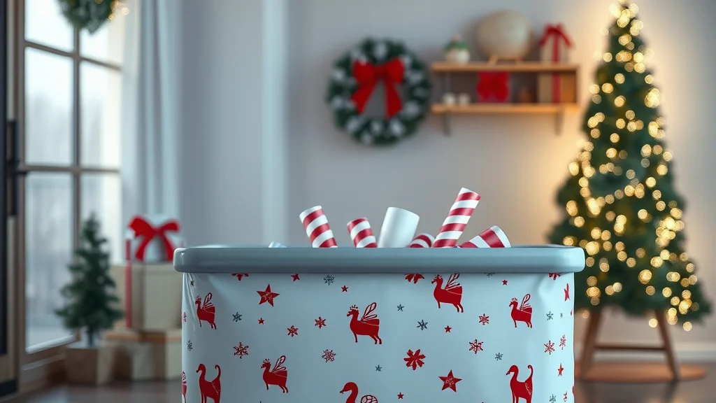 Guide to Christmas Wrapping Paper Storage Container: Organization Tips - Home Idea
