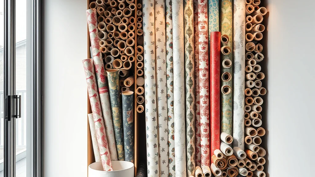 Guide to Wrapping Paper Storage For Extra Long Rolls: Organization Tips - Home Idea