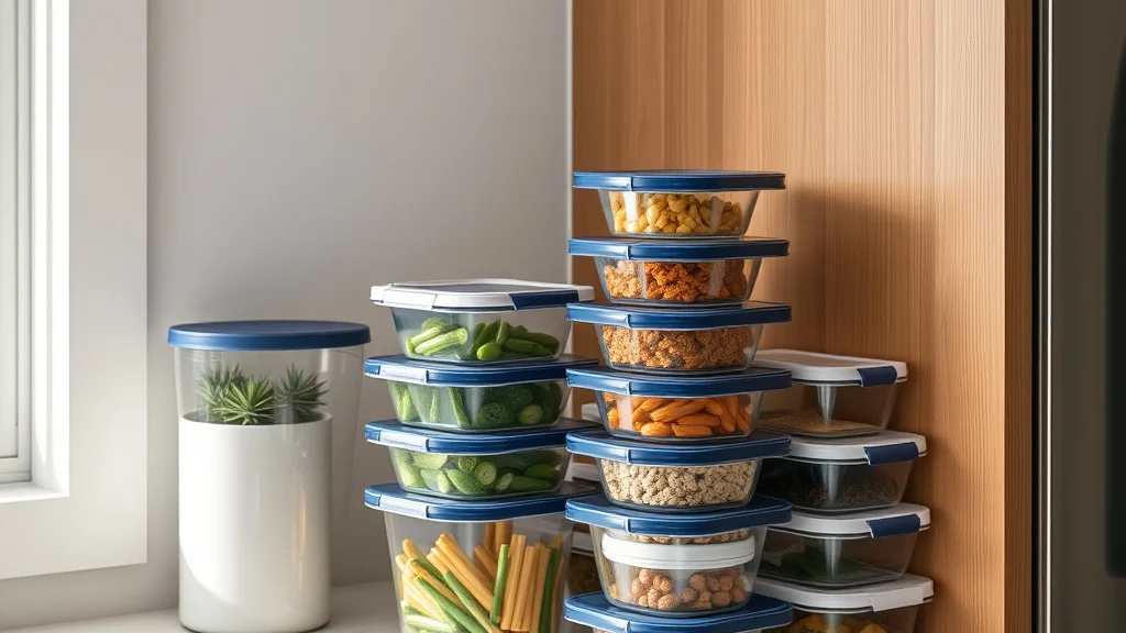 How Experts declutter Meal Prep Boxes in a Countertop with Food Container and Lid Storage - Home Idea