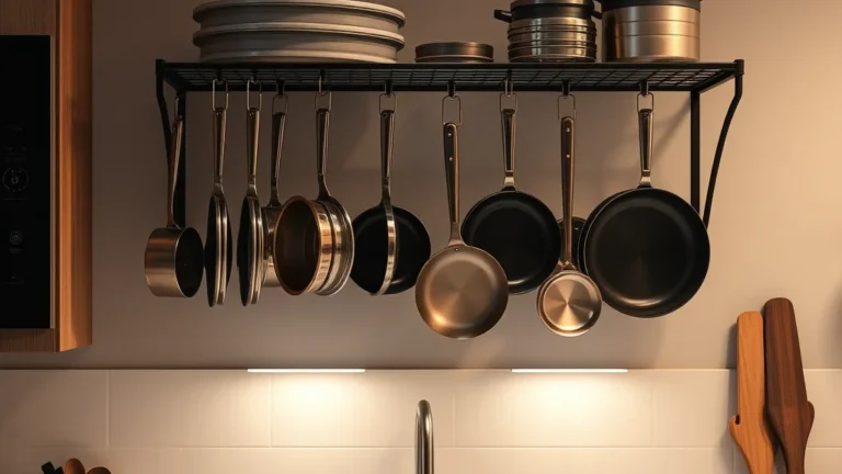 Kitchen Pan Wall Rack: A Simple Guide for Organization - Home Idea