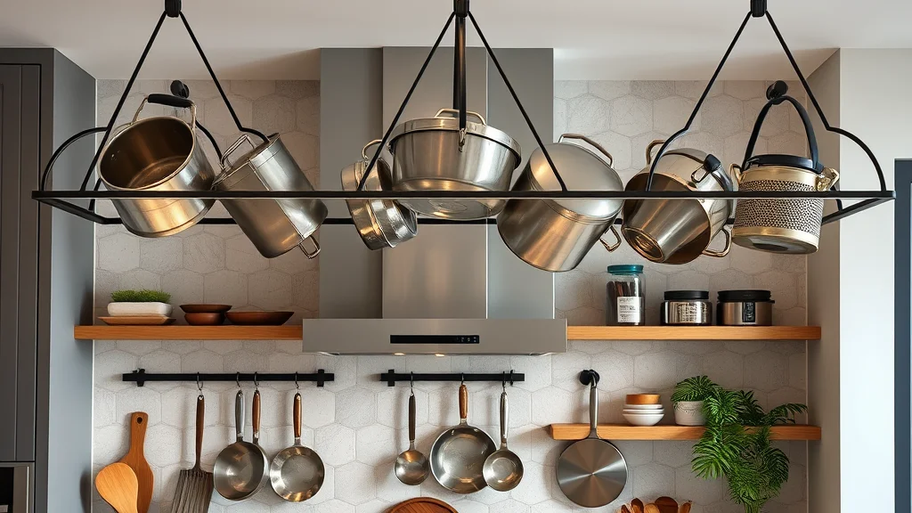 Kitchen Pot Racks: A Simple Guide for Organization - Home Idea