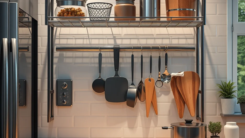Kitchen Utility Rack Ideas for a Tidy Kitchen - Home Idea