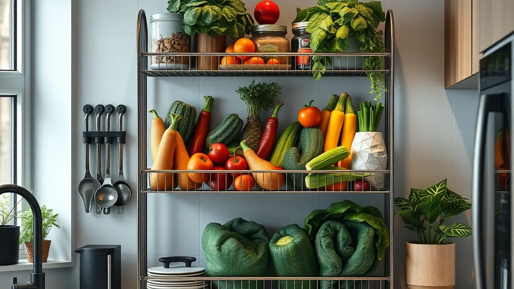 Kitchen Vegetable Storage Rack: A Simple Guide for Organization - Home Idea