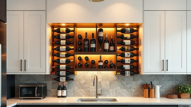 Kitchen Wine Rack Ideas for a Tidy Kitchen - Home Idea