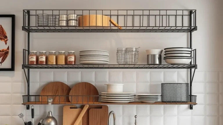 Maximize Kitchen Space with These Wire Kitchen Racks Hacks - Home Idea