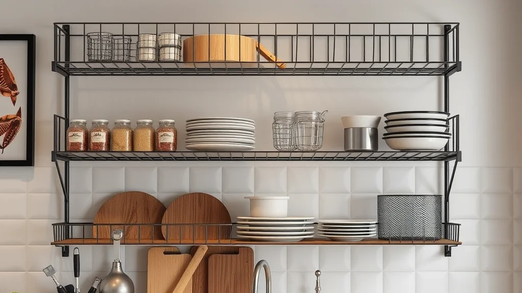 Maximize Kitchen Space with These Wire Kitchen Racks Hacks - Home Idea