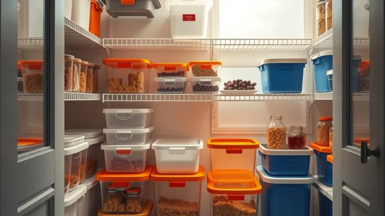 Maximize Space with Pantry Plastic Storage Containers - Home Idea