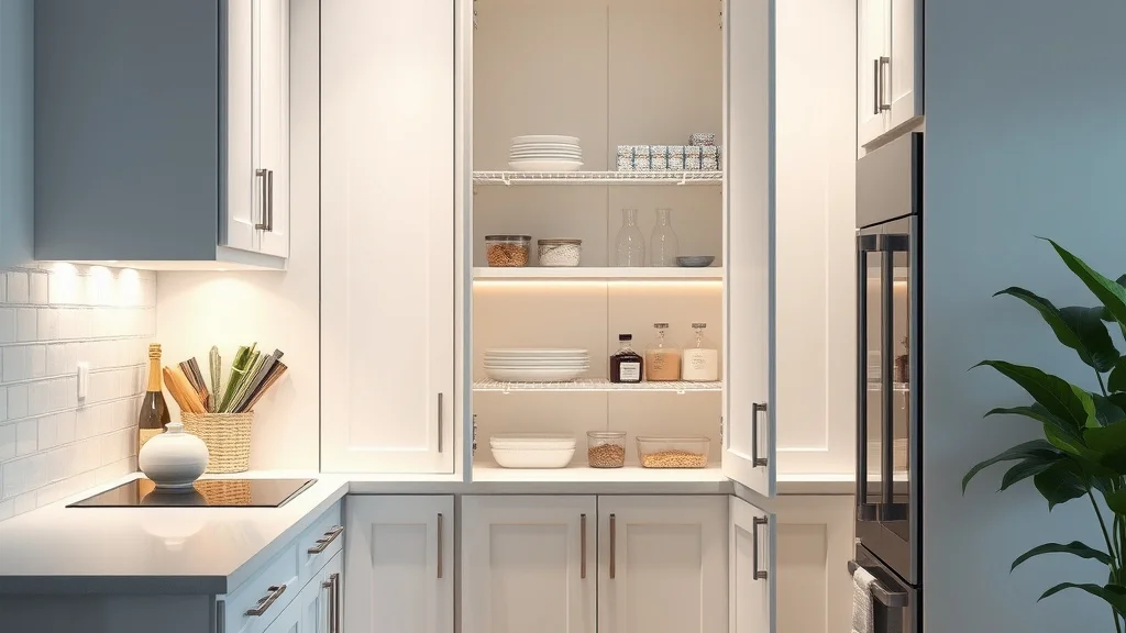 Maximize Space with White Kitchen Pantry Storage Cabinet - Home Idea