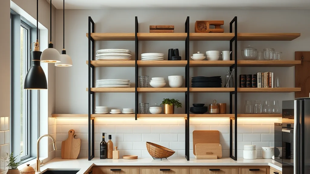 Shelving Rack Kitchen Ideas for a Tidy Shelves - Home Idea