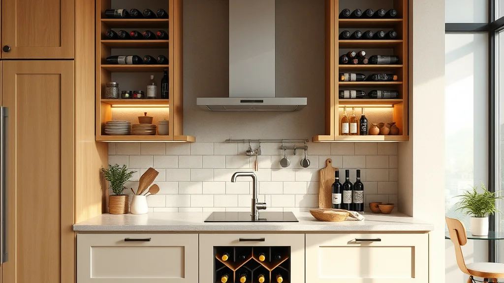 Smart Kitchen Furniture Wine Rack Ideas for Busy Cooks - Home Idea