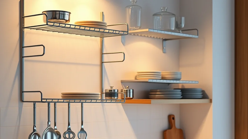 Smart Kitchen Racks Wall Mounted Ideas for Busy Cooks - Home Idea