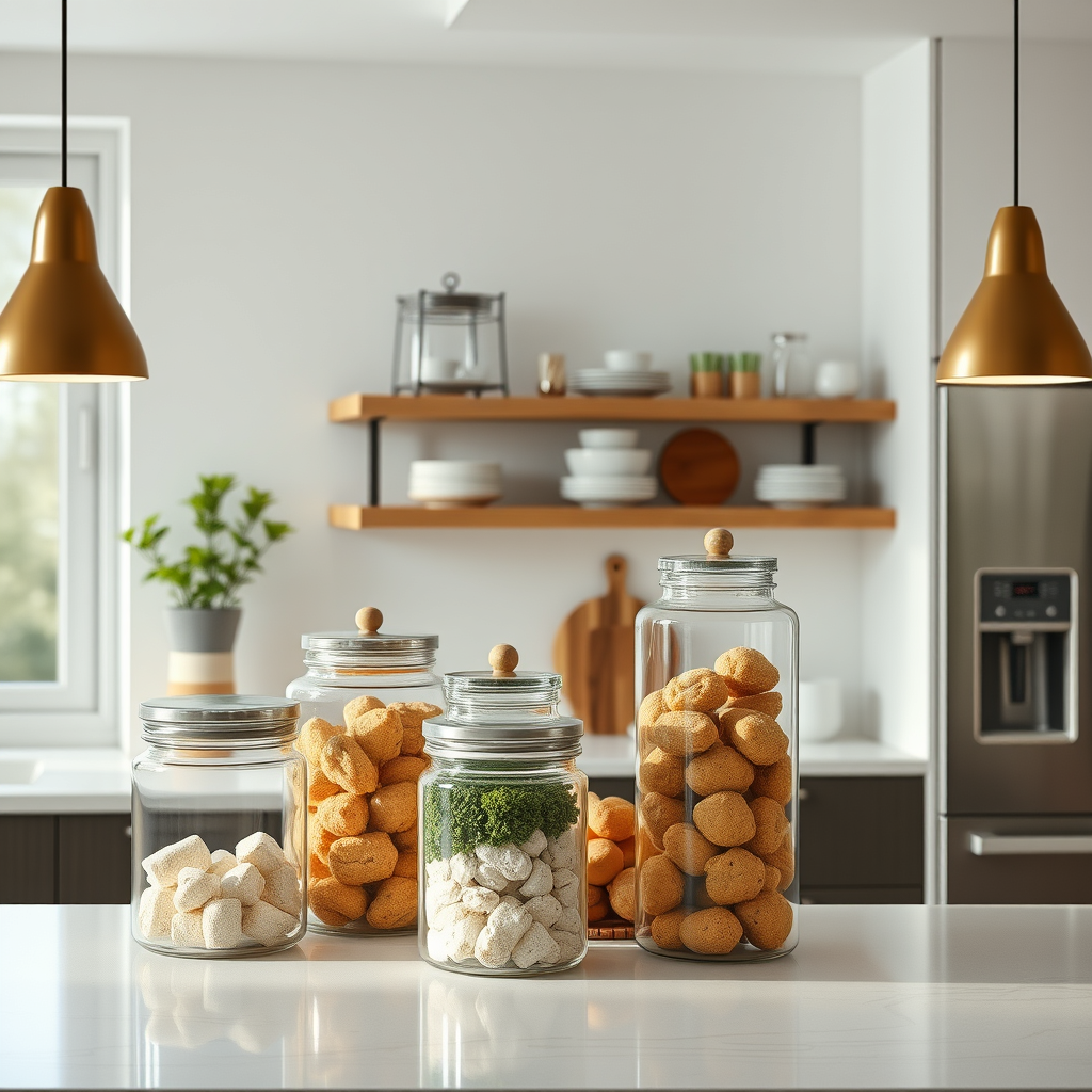 Smart food containers storage ideas for the kitchen (even in small spaces) (small-space friendly) - Home Idea