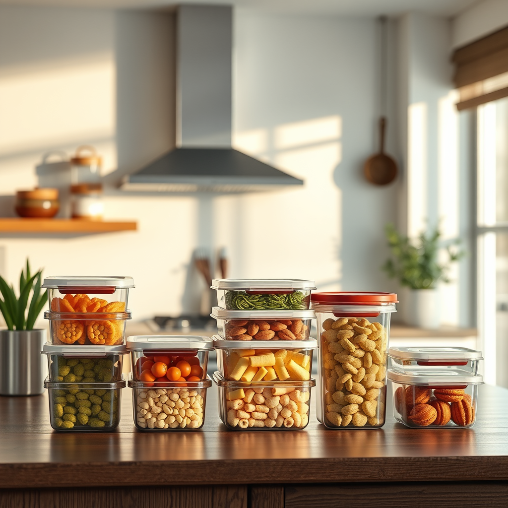 Smart food containers storage ideas for the kitchen (even in small spaces) (budget tips) - Home Idea