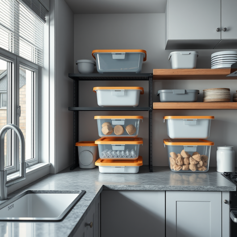 Smart food containers storage ideas for the kitchen (even in small spaces) - Home Idea