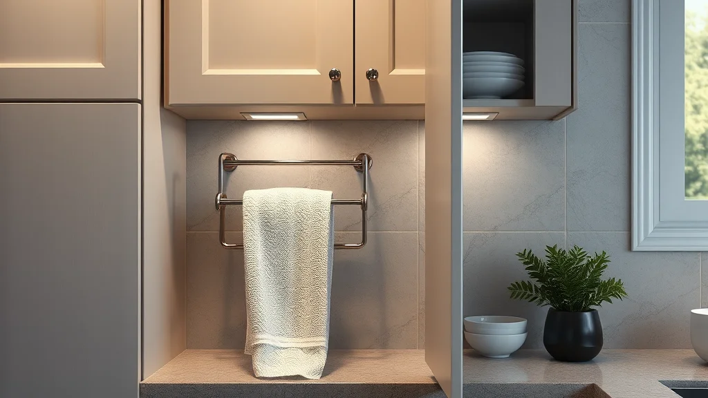 The Best Towel Rack Kitchen Cabinet Options for Small Cabinets - Home Idea