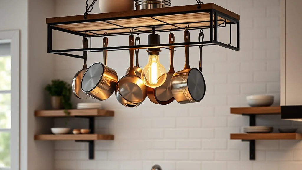 The Ultimate List of Kitchen Light Pot Rack Designs - Home Idea