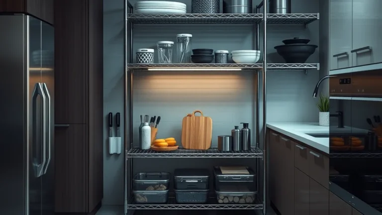 The Ultimate List of Kitchen Metal Storage Racks Designs - Home Idea