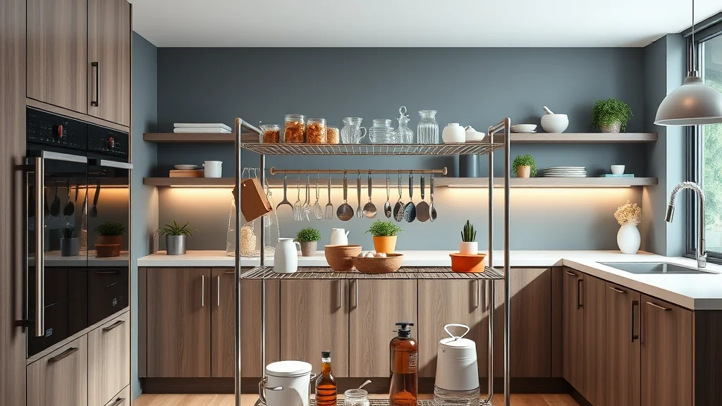 The Ultimate List of Kitchen Rack With Wheels Designs - Home Idea