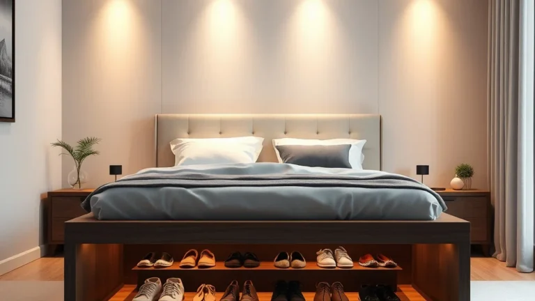 Transform Your Room with Bed with Shoe Storage Under - Home Idea