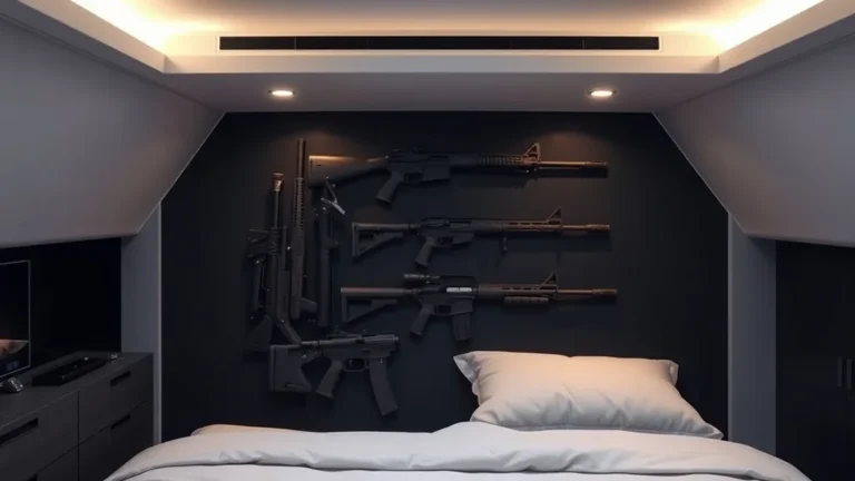 Under Bed Gun Storage: Ideas for a Tidy Bedroom - Home Idea