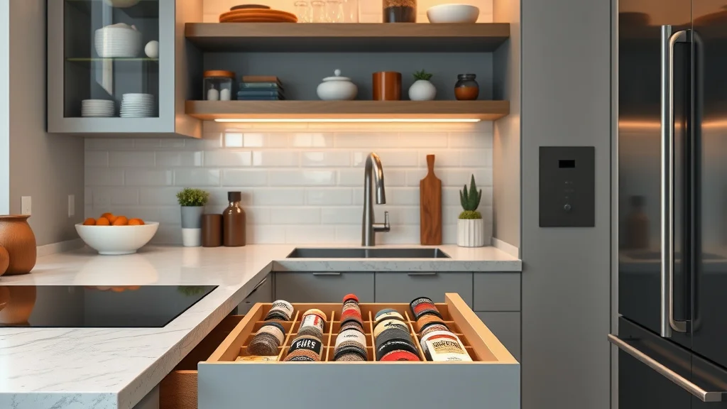 How To Organize Spice Drawer In Kitchen - Home Idea
